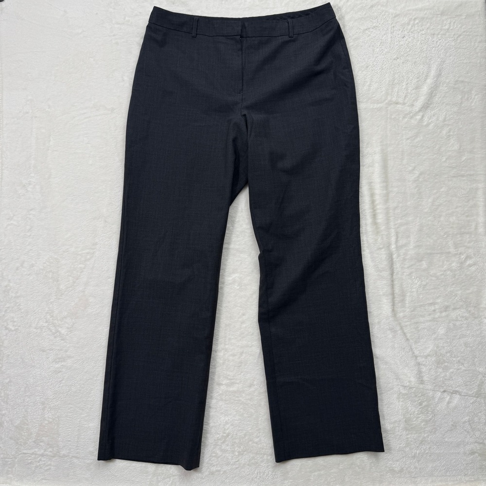 Jones New York Black Straight-Leg Trousers